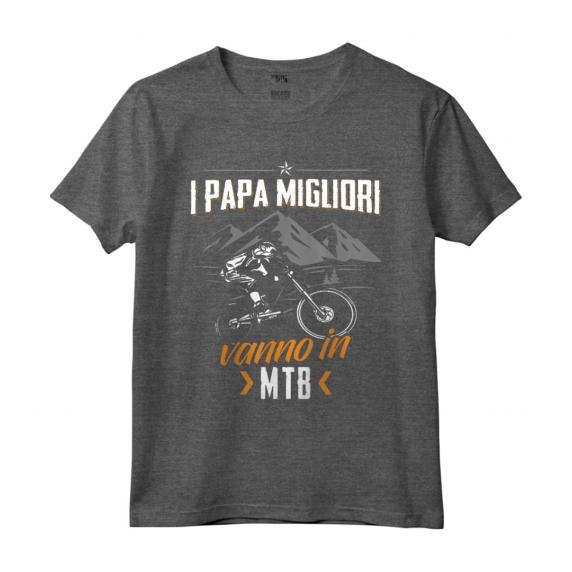 Ciclista Maglietta Papa Bicicletta - Divertente Maglietta Ciclismo Vintage per Uomo, Donna e Ragazzi - Regalo Compleanno o Natale