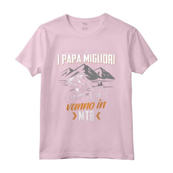 Ciclista Maglietta Papa Bicicletta - Divertente Maglietta Ciclismo Vintage per Uomo, Donna e Ragazzi - Regalo Compleanno o Natale