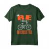 Re della Bicicletta Ciclista Maglietta - Ideale per Regalo Divertente per Ciclisti - Leggera e Resistente per il Giro in Bici