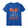 Re della Bicicletta Ciclista Maglietta - Ideale per Regalo Divertente per Ciclisti - Leggera e Resistente per il Giro in Bici