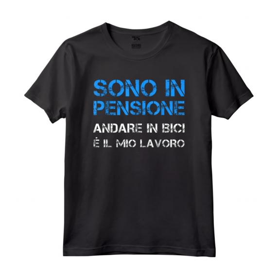 Magliette Uomo Manica Corta Bici - Regalo Ciclista in Pensione - T-Shirt divertente per Amanti della Bicicletta - Marca HapTiger