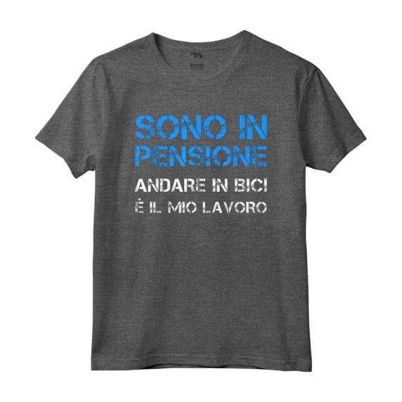 Magliette Uomo Manica Corta Bici - Regalo Ciclista in Pensione - T-Shirt divertente per Amanti della Bicicletta - Marca HapTiger