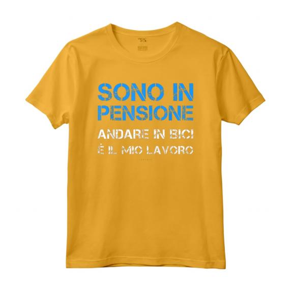 Magliette Uomo Manica Corta Bici - Regalo Ciclista in Pensione - T-Shirt divertente per Amanti della Bicicletta - Marca HapTiger