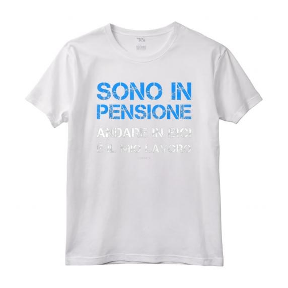 Magliette Uomo Manica Corta Bici - Regalo Ciclista in Pensione - T-Shirt divertente per Amanti della Bicicletta - Marca HapTiger