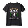 Sono un Papà ciclista giusto un Papà normale solo più figo - Maglietta divertente per ciclisti - Regalo di Natale per papà e nonno ciclista in montagna