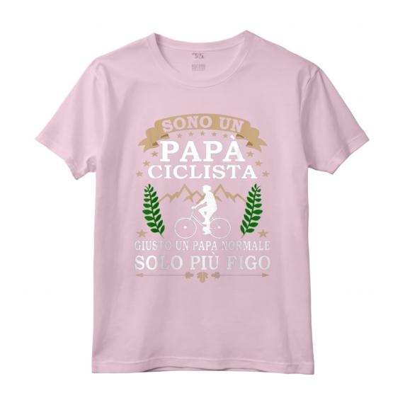 Sono un Papà ciclista giusto un Papà normale solo più figo - Maglietta divertente per ciclisti - Regalo di Natale per papà e nonno ciclista in montagna