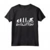 Divertente Bicicletta Evolution Cycling Maglietta - Design Biciclette per Bambini e Adulti - Pedala con Passione
