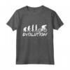 Divertente Bicicletta Evolution Cycling Maglietta - Design Biciclette per Bambini e Adulti - Pedala con Passione