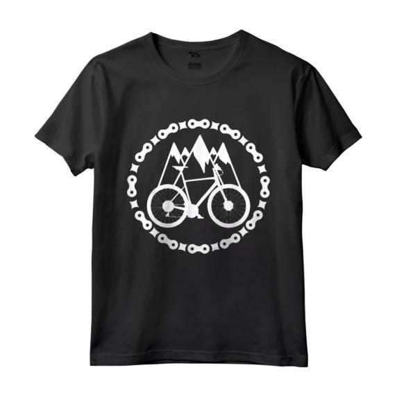 Ciclismo Regalo Divertente - Maglietta Ciclista Bici Montagne - Battito Cardiaco della Bici
