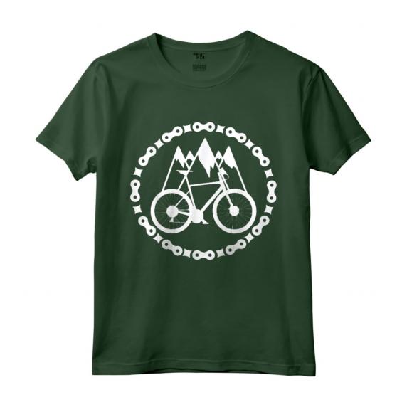 Ciclismo Regalo Divertente - Maglietta Ciclista Bici Montagne - Battito Cardiaco della Bici