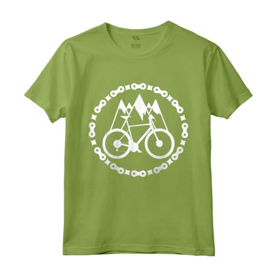Ciclismo Regalo Divertente - Maglietta Ciclista Bici Montagne - Battito Cardiaco della Bici