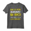 Nato Per Andare In Bici - Maglietta Divertente per Ciclista - Idea Regalo Originale - Marca HapTiger