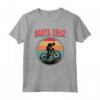 Bici Retrò Vintage Santa Cruz - T-shirt Estiva Maglietta per Bikers Cool - Regalo Compleanno Bicicletta