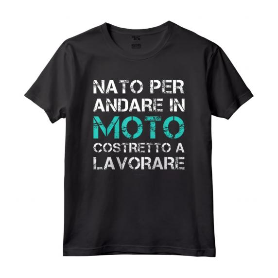 Regalo Motociclista - Magliette Uomo Moto Manica Corta con Frase Divertente - Ideale per gli Amanti della Bicicletta - Marca HapTiger