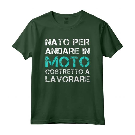 Regalo Motociclista - Magliette Uomo Moto Manica Corta con Frase Divertente - Ideale per gli Amanti della Bicicletta - Marca HapTiger