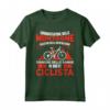 Bicicletta Detto Divertenti Ciclista Bici Mountain Bike Maglietta - Conquistatore delle Montagne - Ideale come Regalo per Ciclisti