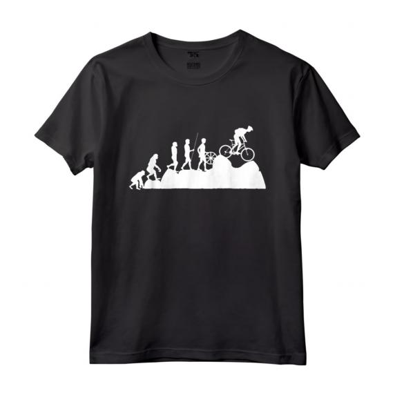 Mountain Bike Evoluzione - Maglietta Ciclista Montagna Regalo - Ideale per Compleanno o Natale