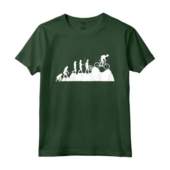 Mountain Bike Evoluzione - Maglietta Ciclista Montagna Regalo - Ideale per Compleanno o Natale