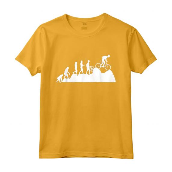 Mountain Bike Evoluzione - Maglietta Ciclista Montagna Regalo - Ideale per Compleanno o Natale
