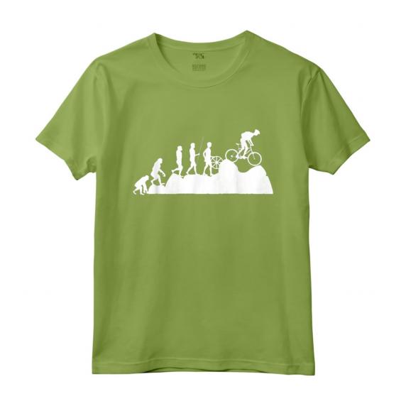 Mountain Bike Evoluzione - Maglietta Ciclista Montagna Regalo - Ideale per Compleanno o Natale