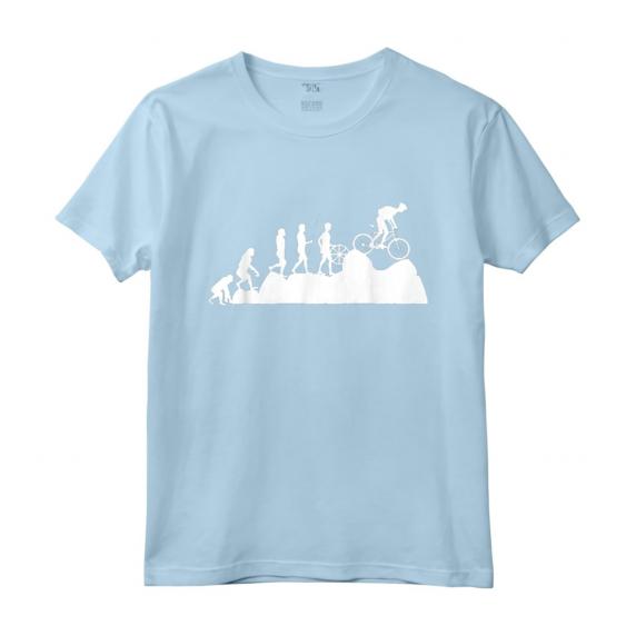 Mountain Bike Evoluzione - Maglietta Ciclista Montagna Regalo - Ideale per Compleanno o Natale