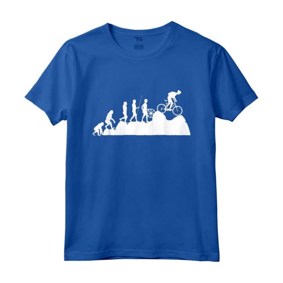 Mountain Bike Evoluzione - Maglietta Ciclista Montagna Regalo - Ideale per Compleanno o Natale