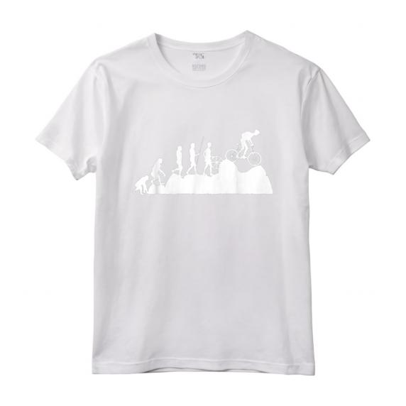 Mountain Bike Evoluzione - Maglietta Ciclista Montagna Regalo - Ideale per Compleanno o Natale