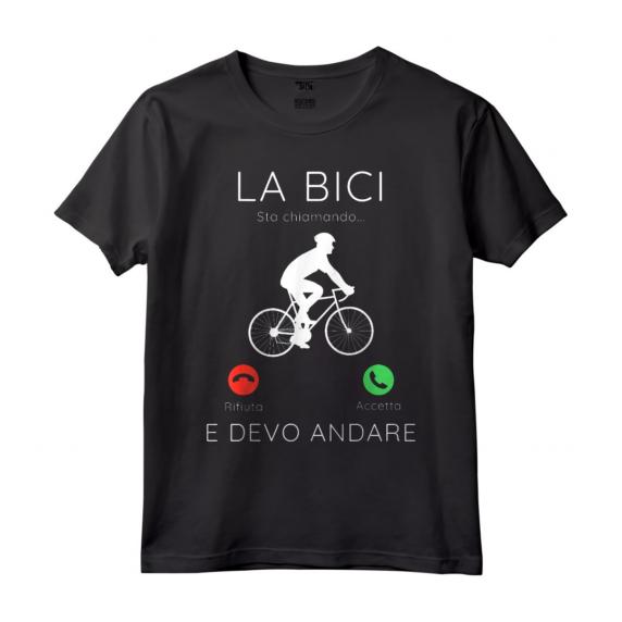 La Bici Cavallo sta chiamando - Maglietta Regalo per Ciclista MTB Bicicletta - Design Vintage Divertente per Papà Ciclista