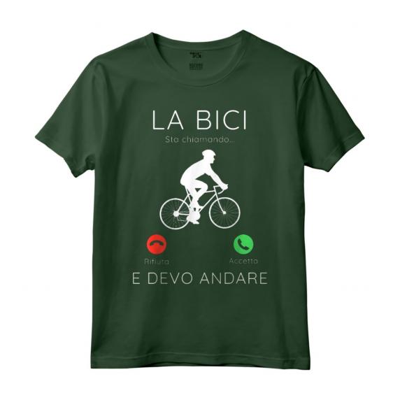 La Bici Cavallo sta chiamando - Maglietta Regalo per Ciclista MTB Bicicletta - Design Vintage Divertente per Papà Ciclista