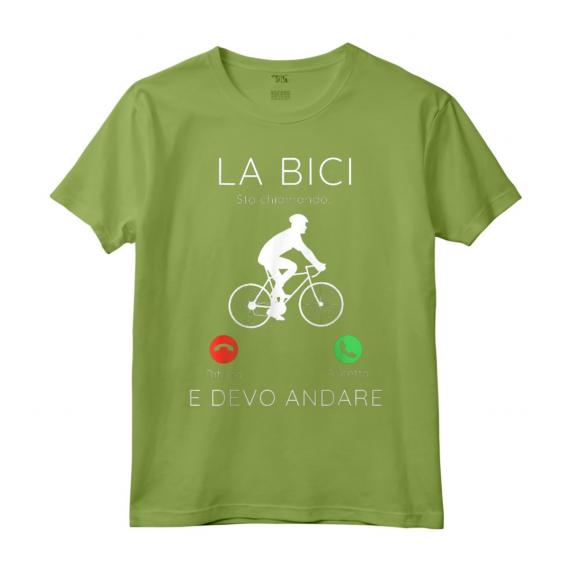 La Bici Cavallo sta chiamando - Maglietta Regalo per Ciclista MTB Bicicletta - Design Vintage Divertente per Papà Ciclista