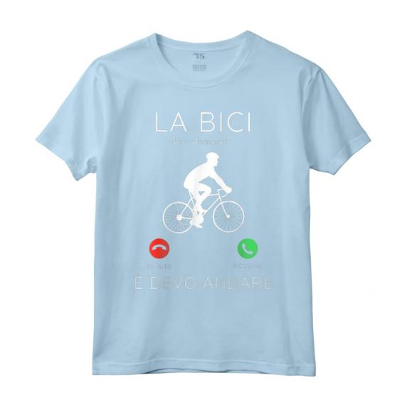 La Bici Cavallo sta chiamando - Maglietta Regalo per Ciclista MTB Bicicletta - Design Vintage Divertente per Papà Ciclista