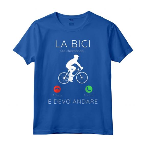 La Bici Cavallo sta chiamando - Maglietta Regalo per Ciclista MTB Bicicletta - Design Vintage Divertente per Papà Ciclista