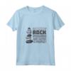 Donna Bilanciamento roccia Pietra impilabile gioco Arte Balancer Maglietta con Collo a V - Keep Calm and Stack Rocks - Ideale per gli amanti dell'arte del bilanciamento