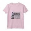 Donna Bilanciamento roccia Pietra impilabile gioco Arte Balancer Maglietta con Collo a V - Keep Calm and Stack Rocks - Ideale per gli amanti dell'arte del bilanciamento