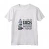 Donna Bilanciamento roccia Pietra impilabile gioco Arte Balancer Maglietta con Collo a V - Keep Calm and Stack Rocks - Ideale per gli amanti dell'arte del bilanciamento