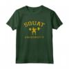 Classic College Stile Squat University T-Shirt - Design Originale Vintage Fitness - Regalo per Powerlifter e Bodybuilder