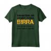 Mondo Senza Birra T Shirt Uomo Divertente Frasi Simpatiche Maglietta - Ideale per gli Amanti della Birra e dell'Alcool - Marca HapTiger