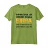 Mondo Senza Birra T Shirt Uomo Divertente Frasi Simpatiche Maglietta - Ideale per gli Amanti della Birra e dell'Alcool - Marca HapTiger