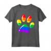 Camicia LGBTQ Pride Month Rainbow Dog Paw - Maglietta Lover LGBT per l'Orgoglio - Acquista Abbigliamento con Stampe Arcobaleno