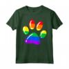 Camicia LGBTQ Pride Month Rainbow Dog Paw - Maglietta Lover LGBT per l'Orgoglio - Acquista Abbigliamento con Stampe Arcobaleno