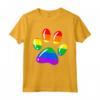 Camicia LGBTQ Pride Month Rainbow Dog Paw - Maglietta Lover LGBT per l'Orgoglio - Acquista Abbigliamento con Stampe Arcobaleno