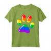 Camicia LGBTQ Pride Month Rainbow Dog Paw - Maglietta Lover LGBT per l'Orgoglio - Acquista Abbigliamento con Stampe Arcobaleno