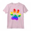 Camicia LGBTQ Pride Month Rainbow Dog Paw - Maglietta Lover LGBT per l'Orgoglio - Acquista Abbigliamento con Stampe Arcobaleno