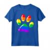 Camicia LGBTQ Pride Month Rainbow Dog Paw - Maglietta Lover LGBT per l'Orgoglio - Acquista Abbigliamento con Stampe Arcobaleno