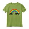 Be You Rainbow | Gay Pride T-Shirt LGBTQ Tee LGBT Distressed Maglietta - Regalo Orgoglio LGBT per Uomo o Donna - Fantastico Design Vintage Retrò