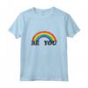 Be You Rainbow | Gay Pride T-Shirt LGBTQ Tee LGBT Distressed Canotta - Regalo di Natale per Supporto LGBT e Uguaglianza