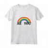 Be You Rainbow | Gay Pride T-Shirt LGBTQ Tee LGBT Distressed Canotta - Regalo di Natale per Supporto LGBT e Uguaglianza