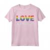 Rainbow Love Who You Want - Retro Vintage LGBTQ Pride Maglietta - Sostegno Love Equality - Perfetta per Mese dell'Orgoglio e Parate