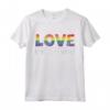 Rainbow Love Who You Want - Retro Vintage LGBTQ Pride Maglietta - Sostegno Love Equality - Perfetta per Mese dell'Orgoglio e Parate