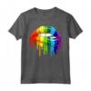 Sexy Arcobaleno Labbra Shirt LGBT Gay Lesbiche Maglietta - Labbra Arcobaleno - Amore è Amore - Ideale per Regalo Compleanno o Natale